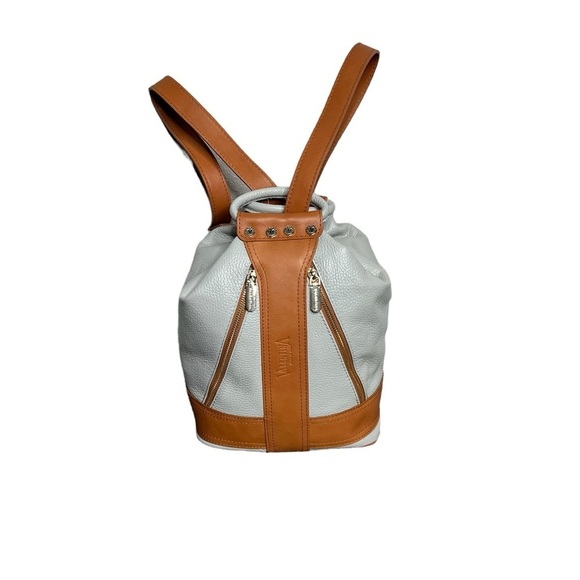 Valentina Leather Convertible Shoulder Bag Backpack
Bucket Bag Handbag Valentina | Bags | Valentina Leather Nwot Convertible Sling  main image 2